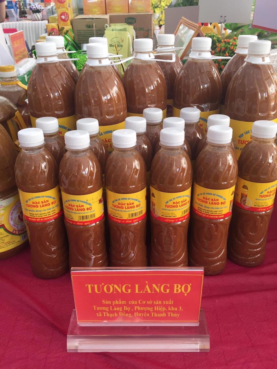 Tương bần.- đặc sản tương làng bợ - đặc sản phú thọ loại đặc biệt. 500 ml.