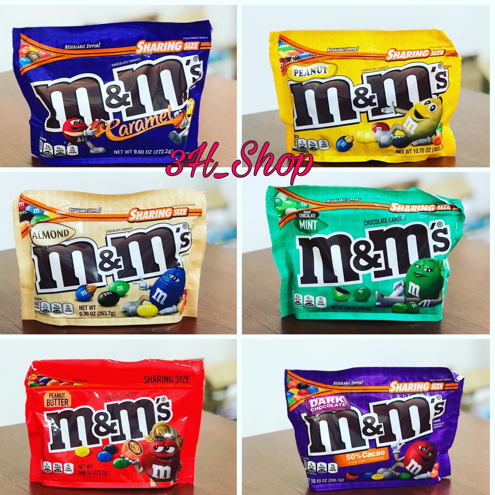 Socola M&M túi zip - Mỹ