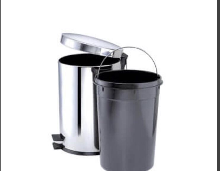 Thùng rác inox 8l tq nt in -nt