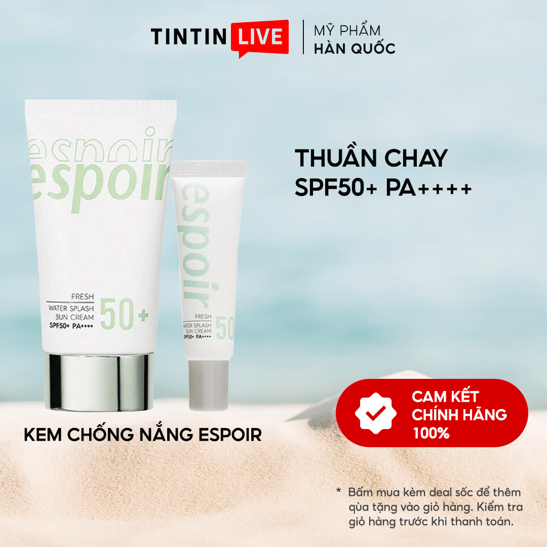 Kem chống nắng Espoir Water Splash Sun Cream Fresh SPF50+ PA++++