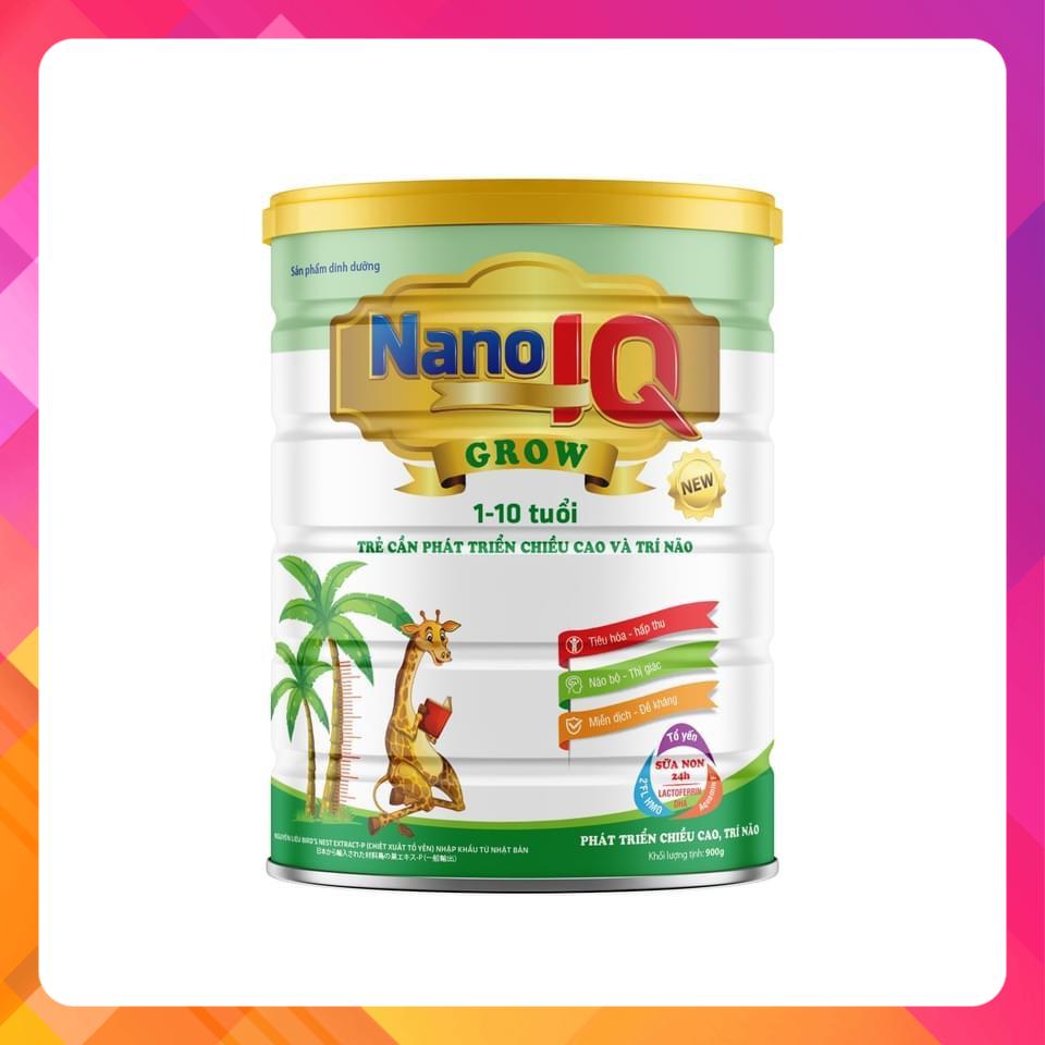 [Siêu Sale] [Chính hãng] NANO IQ GROW  (dành cho trrẻ 1-10 tuổi phát triển chiều cao và trí não)