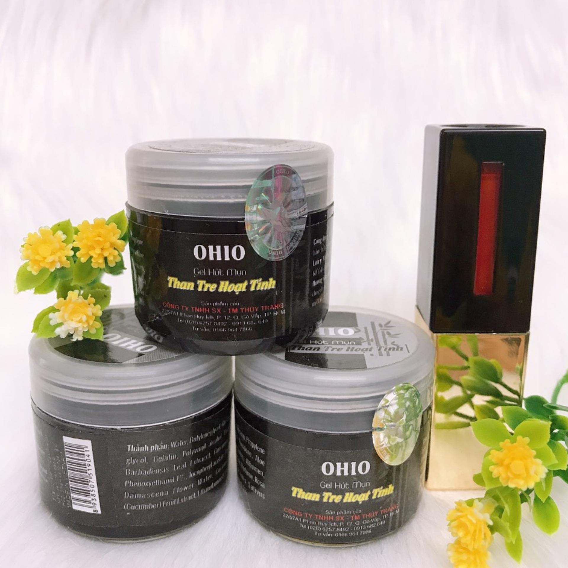 Gel Lột Mụn OHIO Than Tre Hoạt Tính ,Hút Tận Gốc Mụn Chỉ, Mụn Đầu Đen