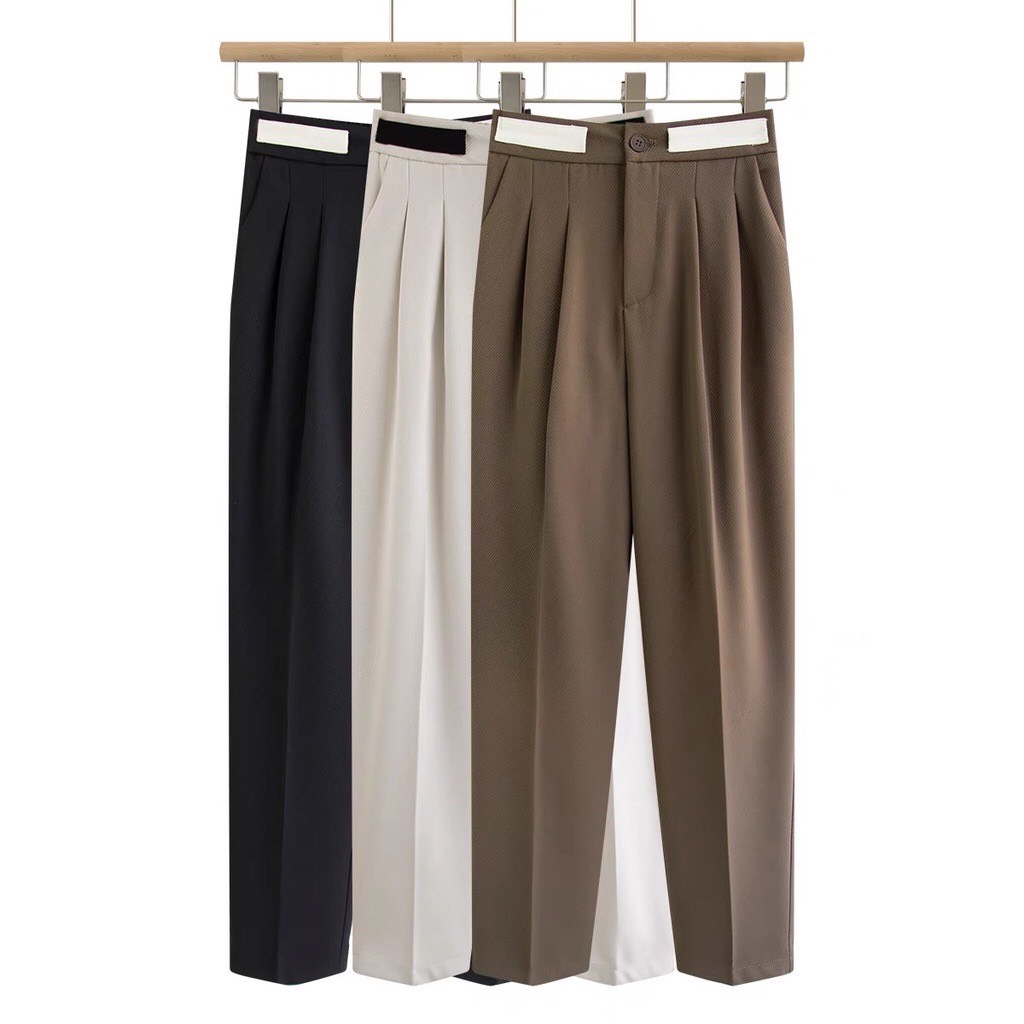 Quần baggy công sở vải quần tây cao cấp-mã 0836