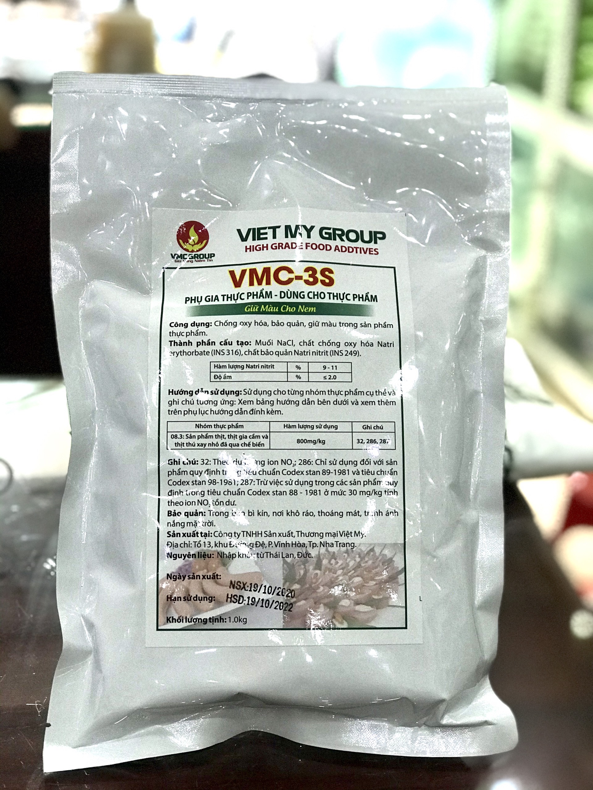 PHỤ GIA TẠO MÀU ĐỎ CHO NEM CHUA, XÚC XÍCH - VMC 3S