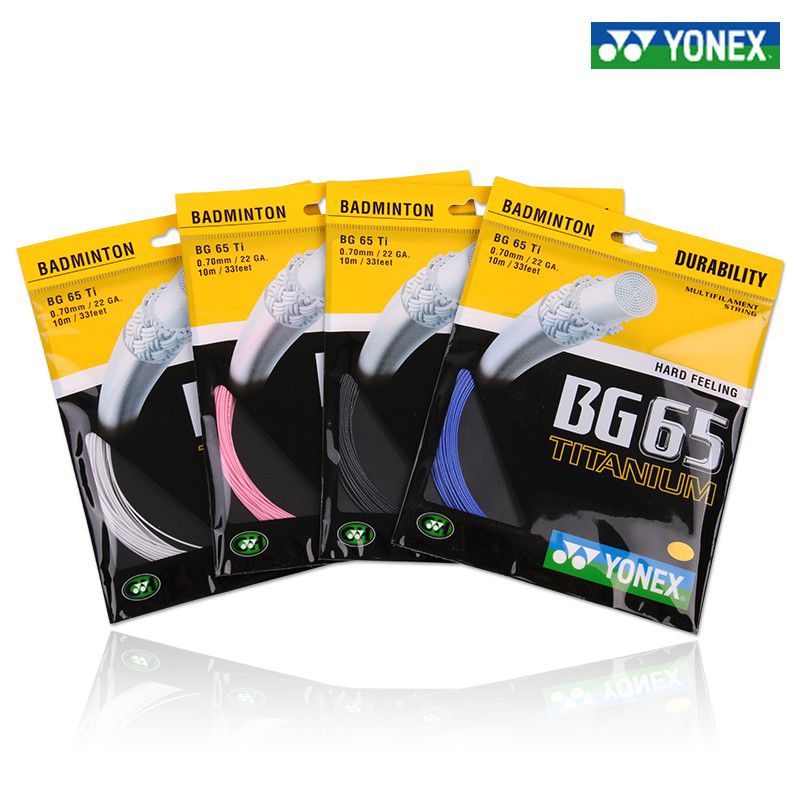 Dây cước đan vợt cầu lông yonex bg 65 titanium chính hãng- lưới yonex bg 65ti