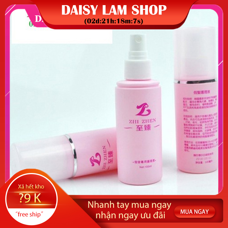 Chai xịt dưỡng tóc giả 100ml hình thật