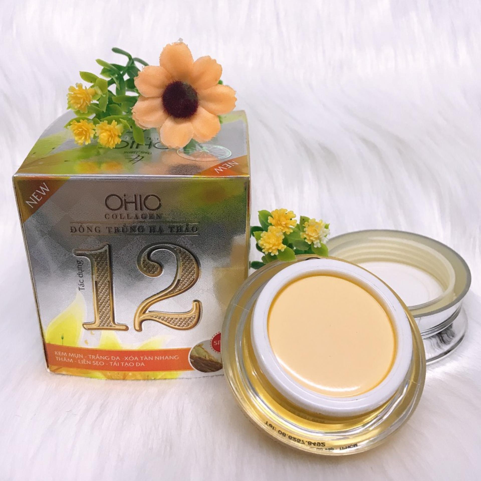 Kem mụn - trắng da - xóa thâm - liền sẹo 12 tác dụng 30g