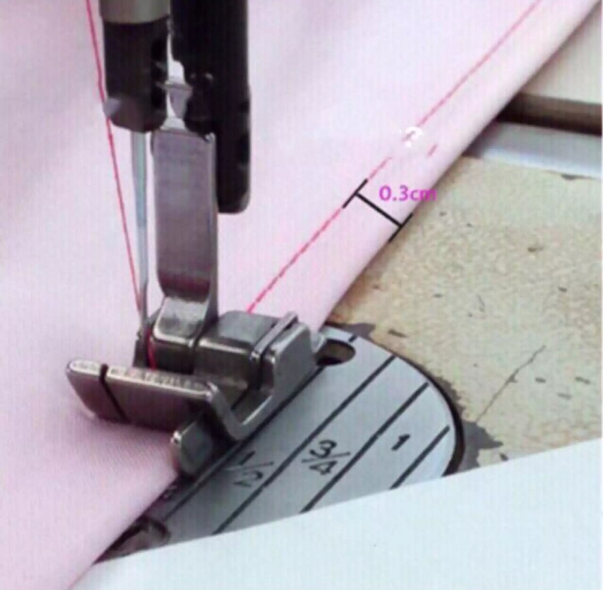 Chân vịt may mí may diễu máy 1 kim công nghiệp