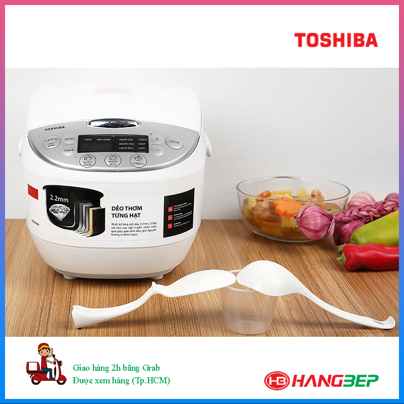 Nồi cơm điện tử toshiba 1.8 lít rc-18dh2pv
