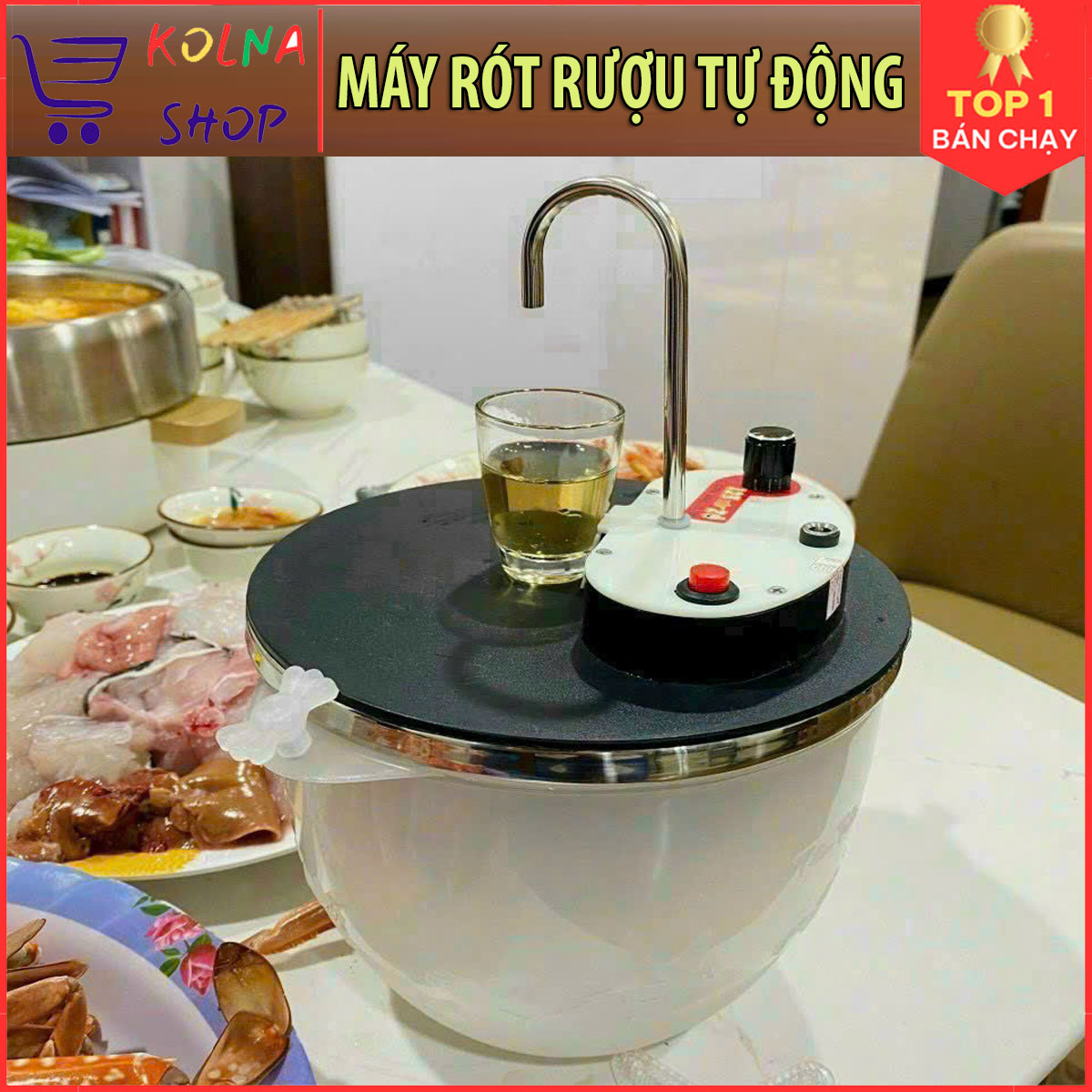 Bình rót rượu tự động dung tích 1,5l, máy rót rượu tự động cảm ứng thông minh, bát rót rượu tự động, máy rót rựu tự động