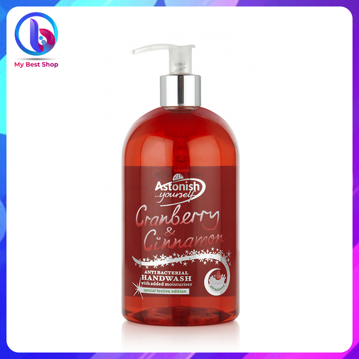 [HCM]Nước rửa tay diệt khuẩn thảo dược việt quất và quế Astonish C4650 500ml nhập khẩu Anh Quốc