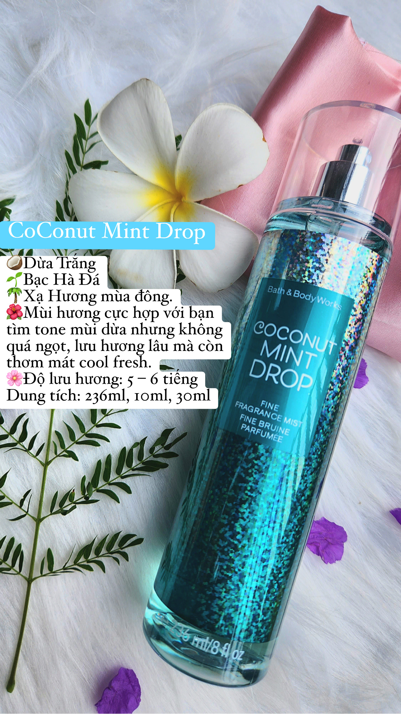 X t th m Bodymist GI R Coconut Mint Drop Nam N Chai chi t