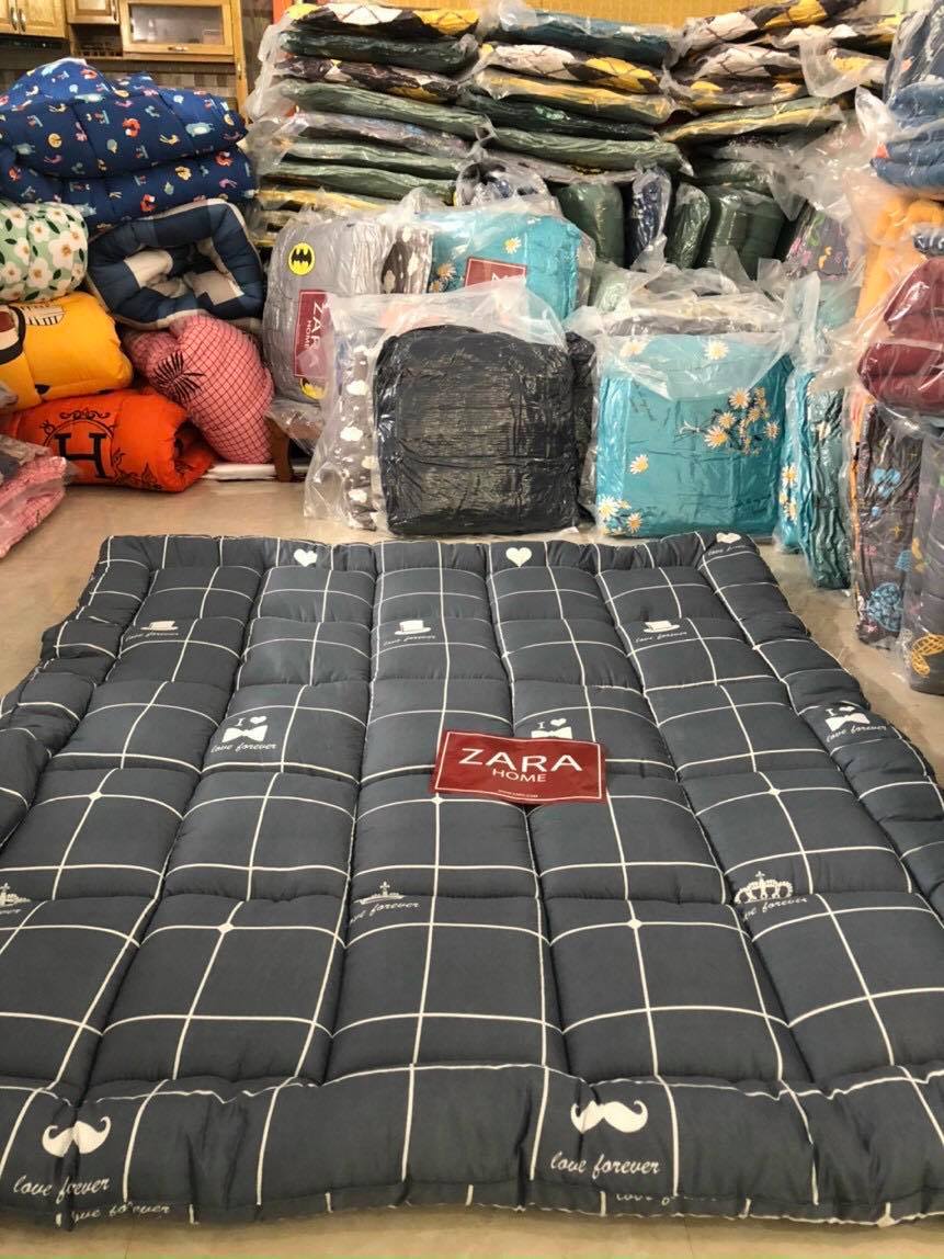 [TẶNG ĐÈN NGỦ NẤM CẢM ỪNG ĐỔI MÀU]Tấm nệm topper tiện nghi 7cm tấm nệm mềm dùng thay nệm đủ kích thước