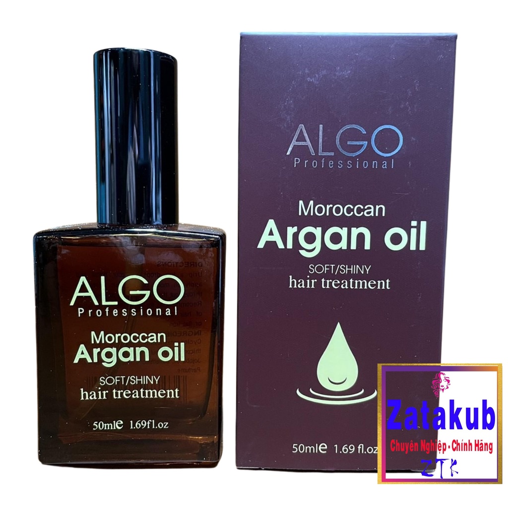 ✅✅tinh dầu dưỡng phục hồi tóc algo argan oil 50ml