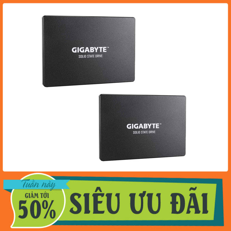 [HCM][Best Seller] Combo 2 Ổ Cứng SSD Gigabyte 2.5-Inch SATA III 120GB GP-GSTFS31120GNTD Chính Hãng Dành Cho Laptop Pc Kích Thước 2.5" - Bảo Hành 1 Đổi 1