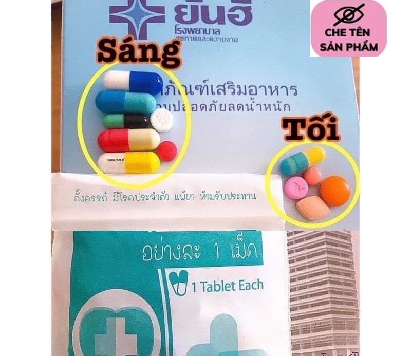 Giảm Cân Cấp tốc Vip 12 Thái Lan [1 tuần giảm 3-5 kí]