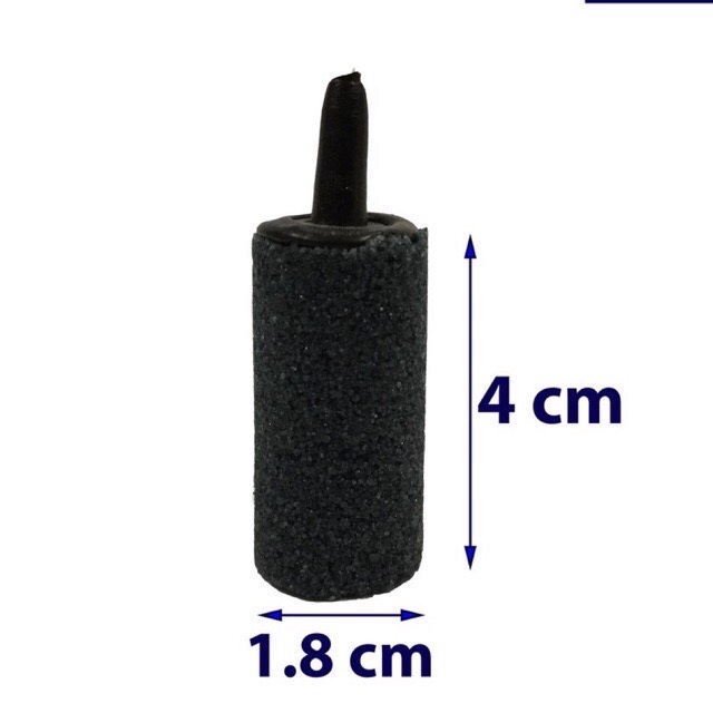 Combo 2 cục sủi oxy hình trụ dài 4cm sủi mịn