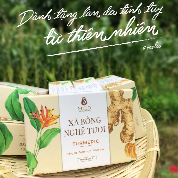Xà Bông Nghệ Tươi Mela 100g