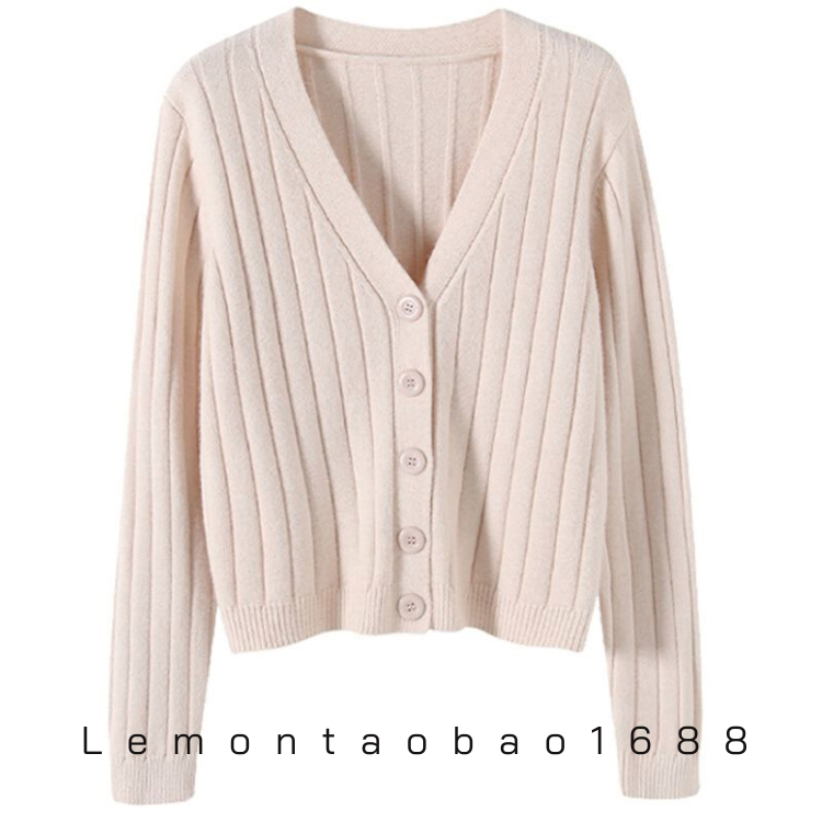 Áo Khoác Cardigan Len Nữ Chất Dày Đẹp Lemontaobao1688