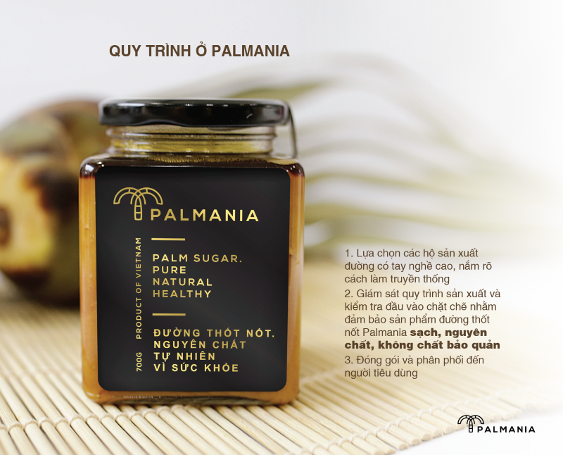 Đường thốt nốt sệt palmania hũ 250g - ngôi nhà an lành