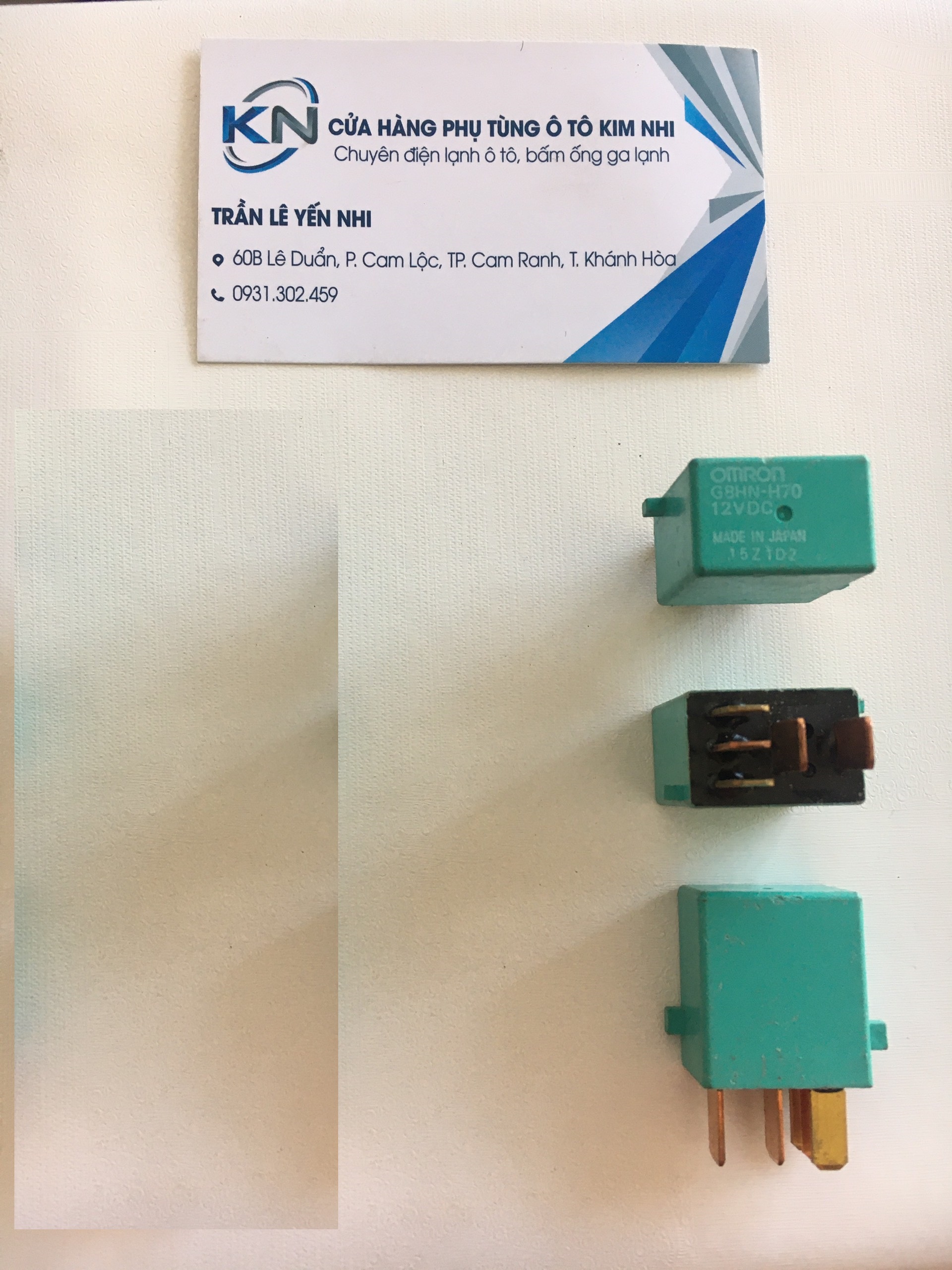 Role omron japan 12v 5 chân hàng bãi