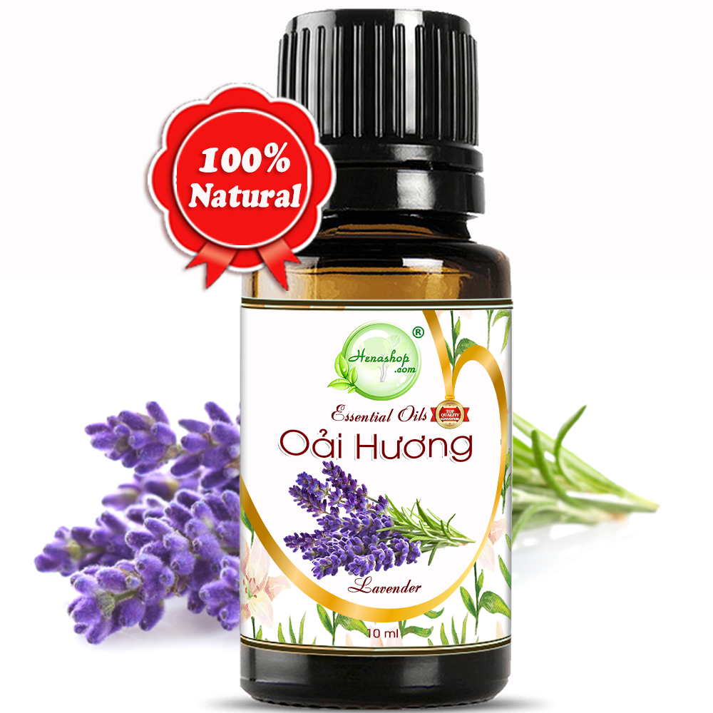Tinh Dầu Oải Hương Lavender Henashop 10ml Thanh lọc không khí Thư giãn tinh thần Xua đuổi côn trùng