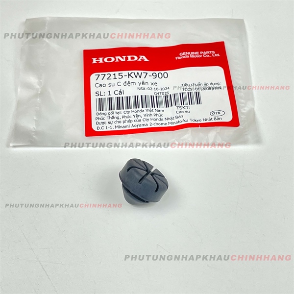  Cao su yên xe Air Blade AB Vario Click Lead SH Sh Mode PCX Wave Future Cao su C đệm yên xe Honda - 77215KW7900 