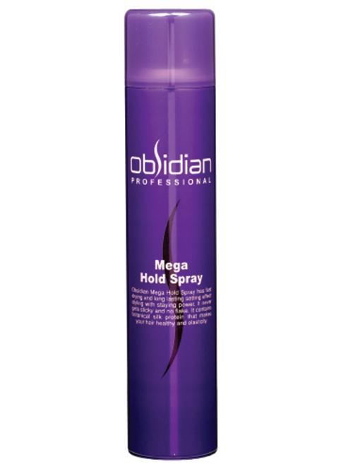 Gôm xịt tóc tạo kiểu siêucứng Obsidian Mega Hold Pray Hàn Quốc 300ml