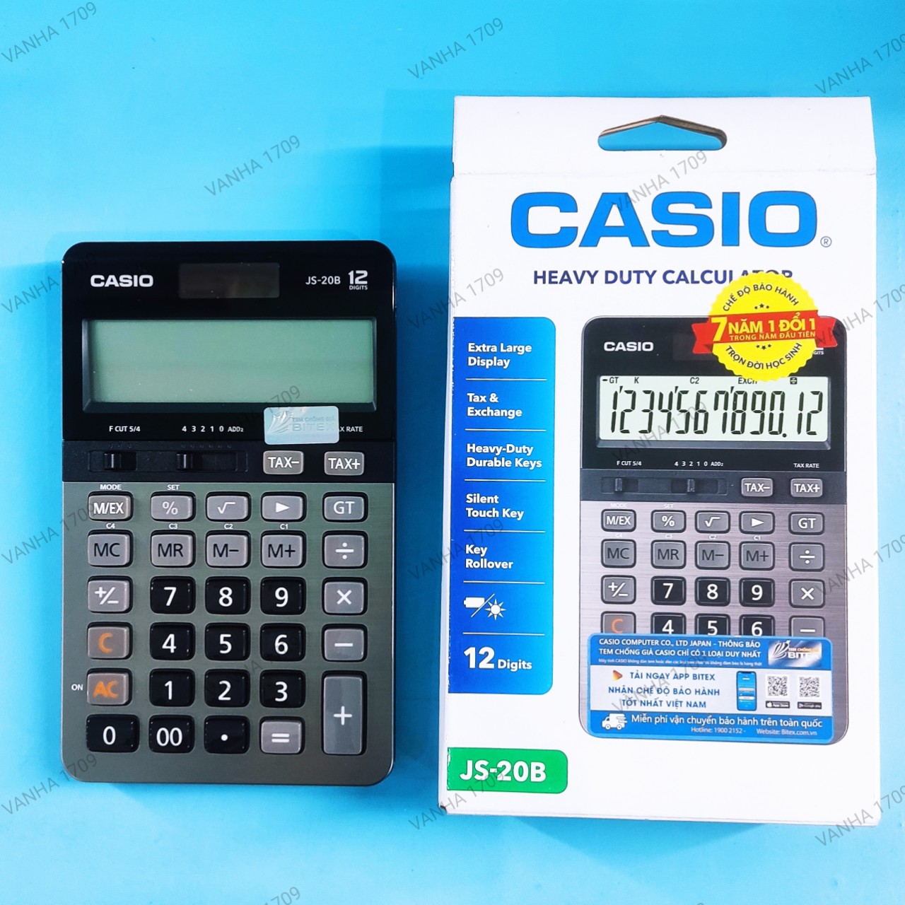 Casio™máy tính hiệu suất cao 12 số js 20b