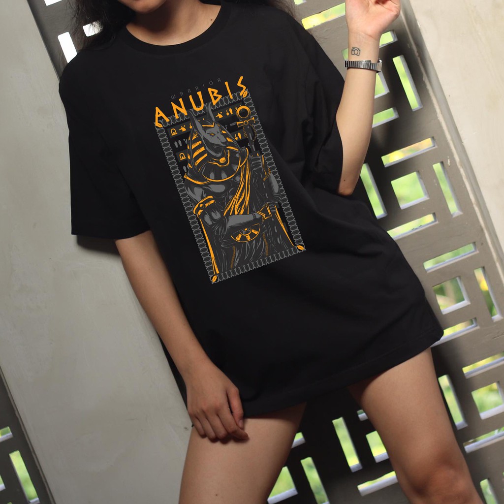 Áo thun anubis cotton 100% tay lỡ form rộng