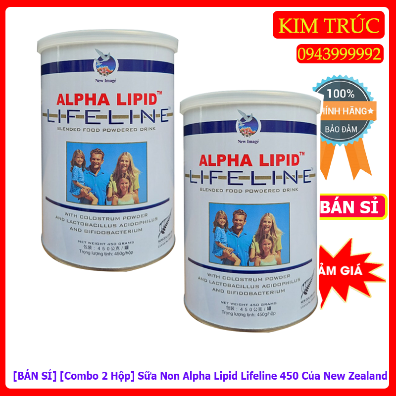 Sữa Non Alpha Lipid Lifeline 450gam Của Zealand