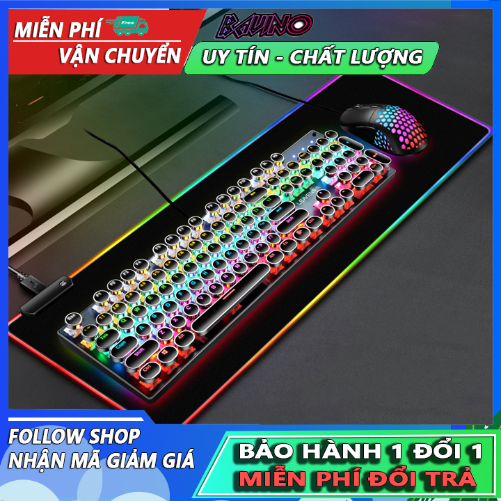Lót chuột cỡ lớn, tích hợp LED RGB 14 chế độ nháy, pad chuột độ dày 4mm