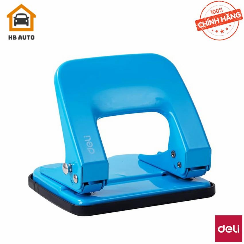 [FreeshipMAX] Đồ bấm lỗ giấy Deli 137 20 tờ vỏ kim loại SPCC khoảng cách lỗ 80mm