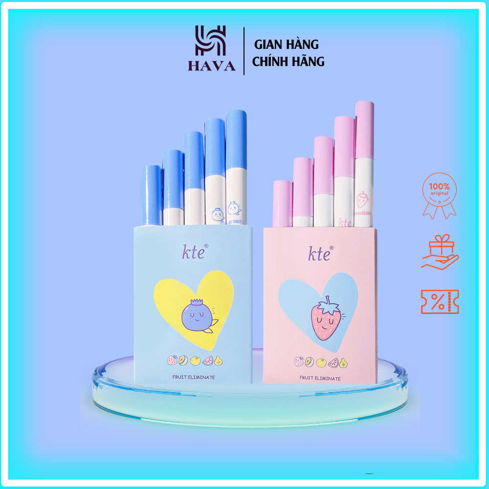 Set 5 cây son kem lì kte fluffy matte lip glaze