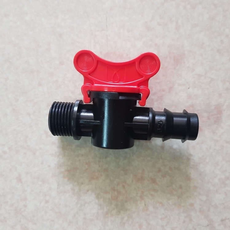 Van ren ngoài 21 ra ống ldpe 16mm