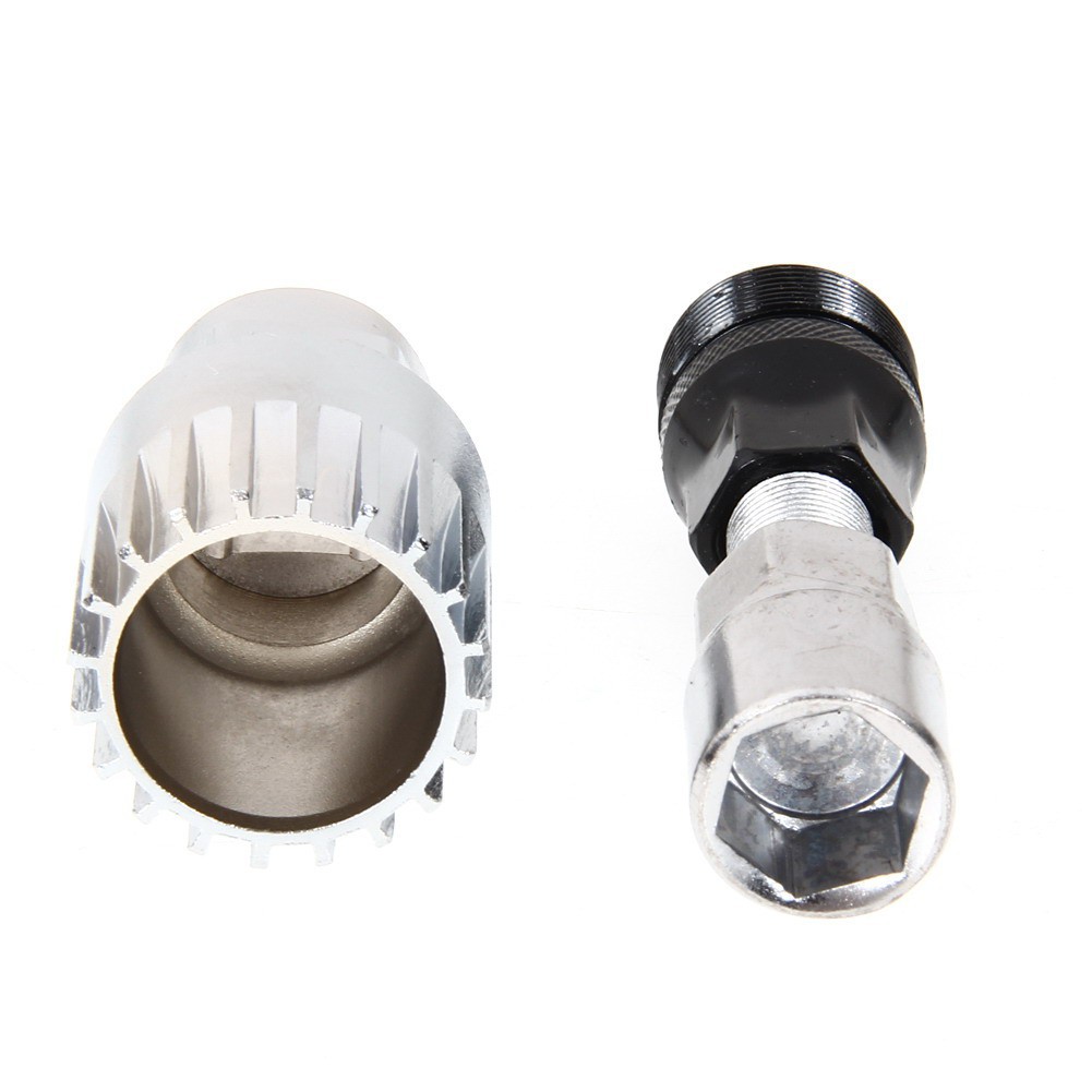Bộ 2 dụng cụ sửa xe đạp - Dụng cụ tháo đùi đĩa xe đạp, tháo gỡ trục giữa xe đạp