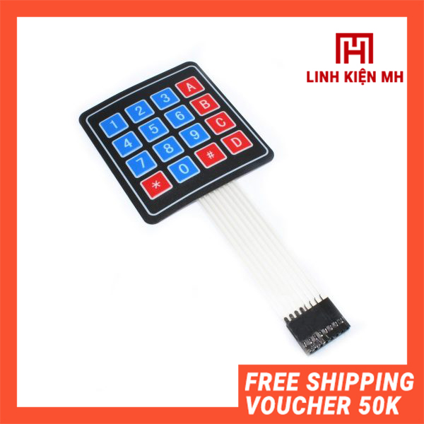 Bàn phím ma trận 4x4 v1