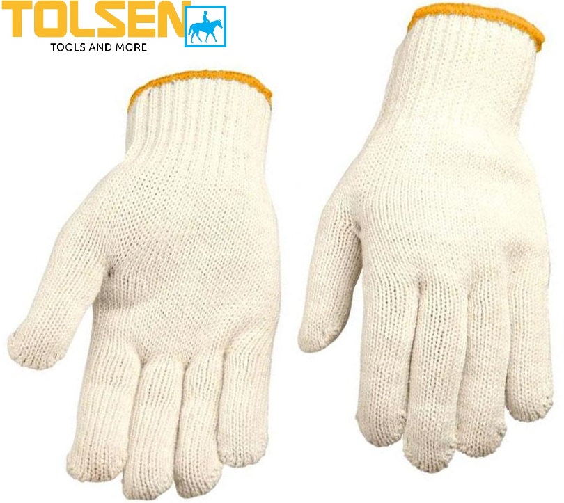 Bao tay găng tay bảo hộ lao động vải len size xl working gloves tolsen 45001
