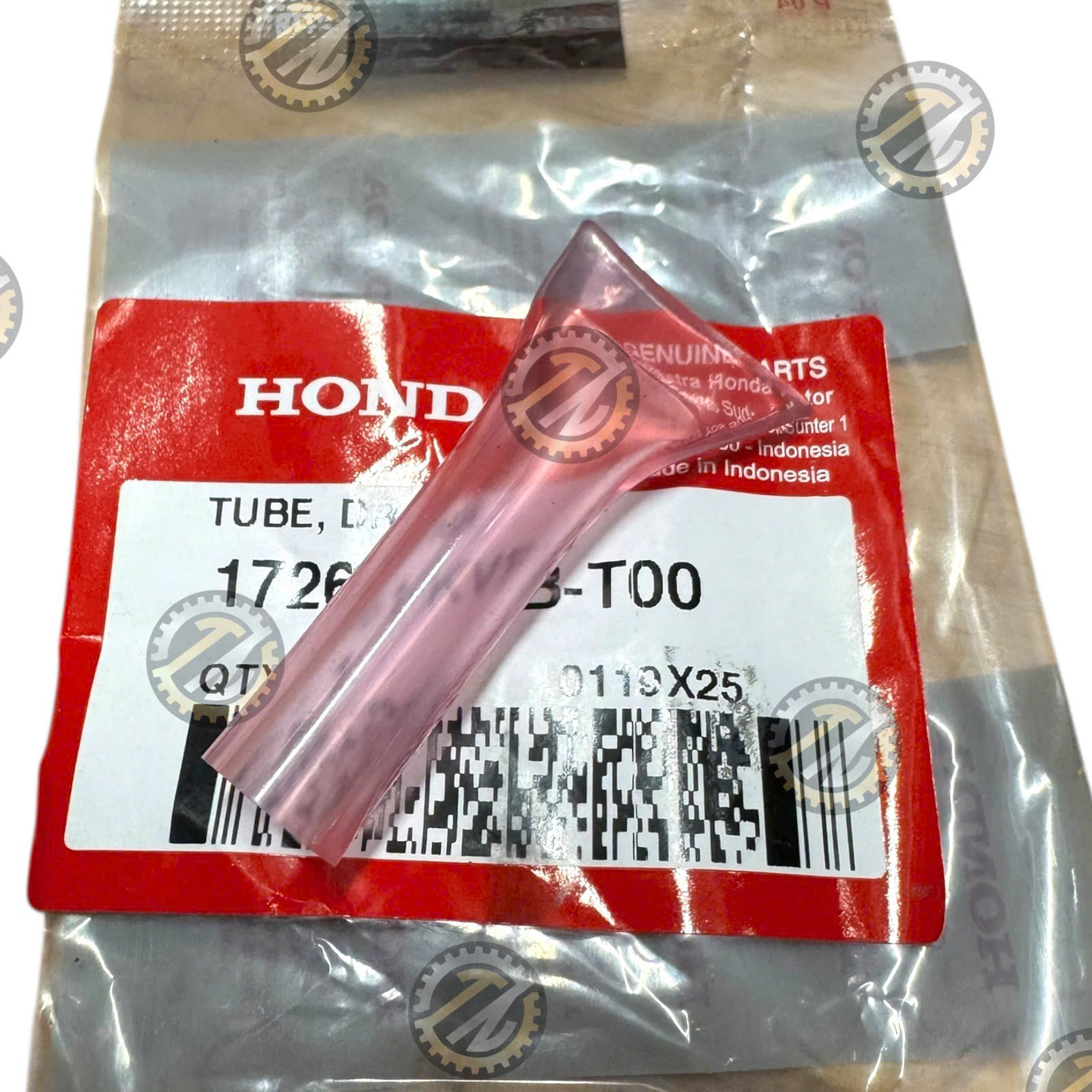 Ống xả cặn dẹp mã 17261-KVB-T00