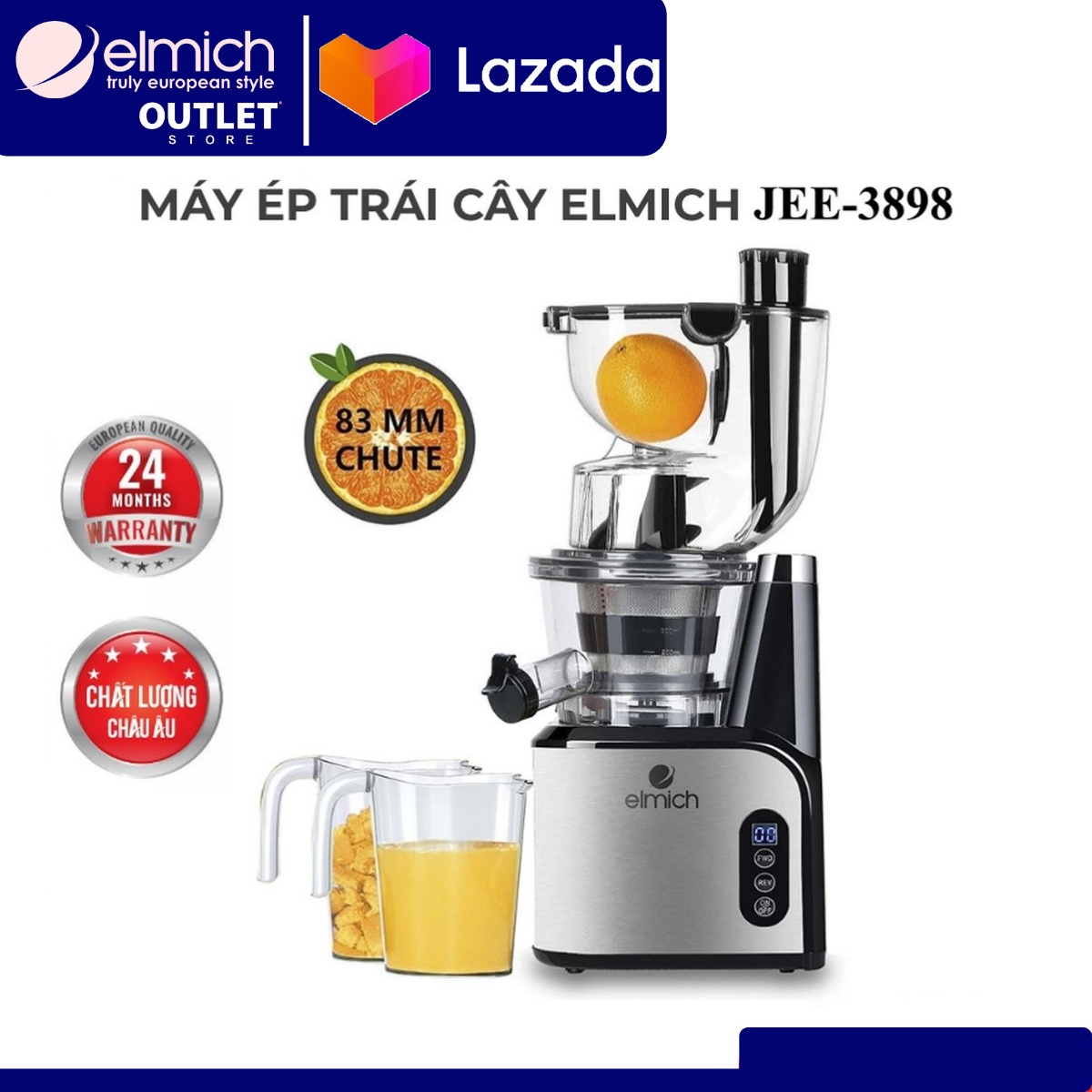 Máy ép chậm elmich jee-3898