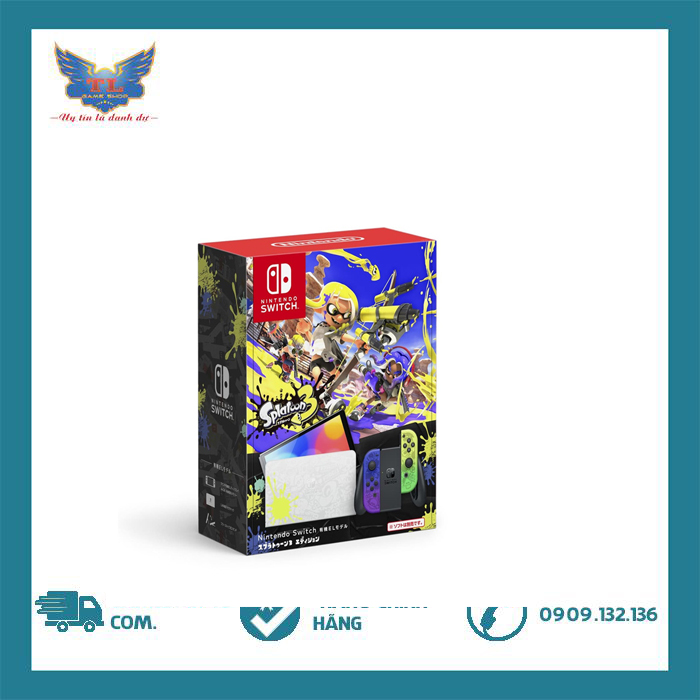 [Trả góp 0%]Máy Game Nintendo Switch OLED model - Splatoon 3 Edition