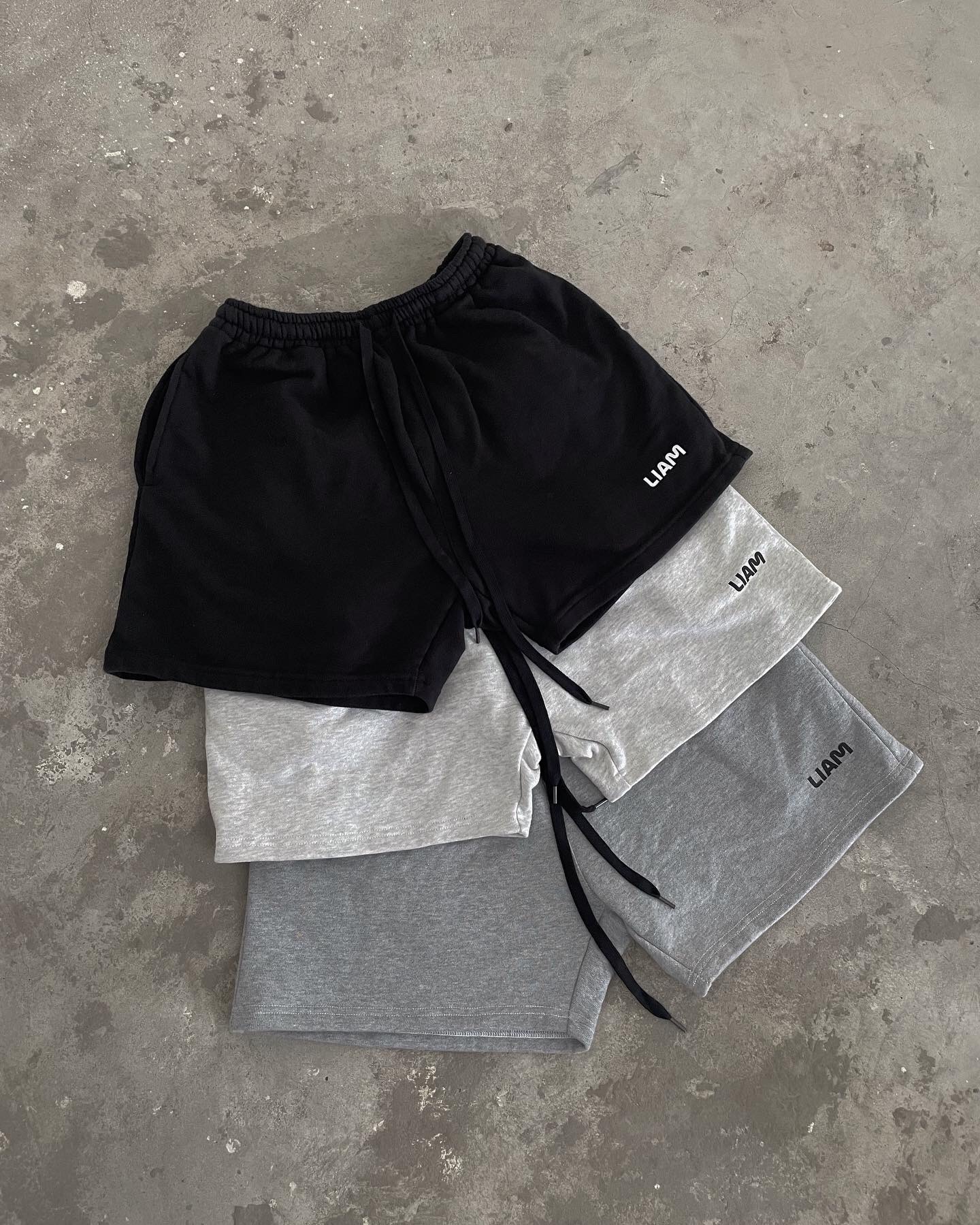 Quần short unisex " liam basic v2 " - vải nỉ 100% cotton - liamstudio