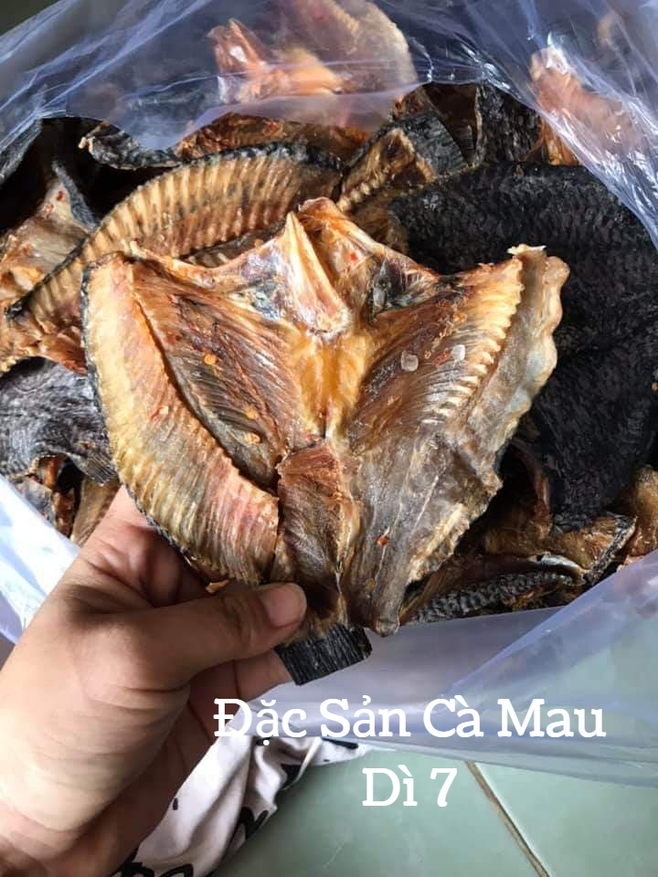 Khô cá rô phi Cà Mau mặn vừa ăn, thơm ngon