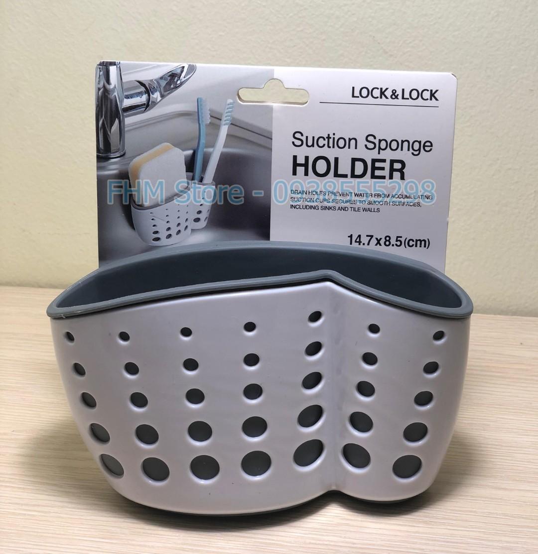 [HCM]Giỏ treo rổ treo bọt biển rổ treo bồn rửa chén bồn tắm lavabo Lock&Lock dạng treo  giác hút