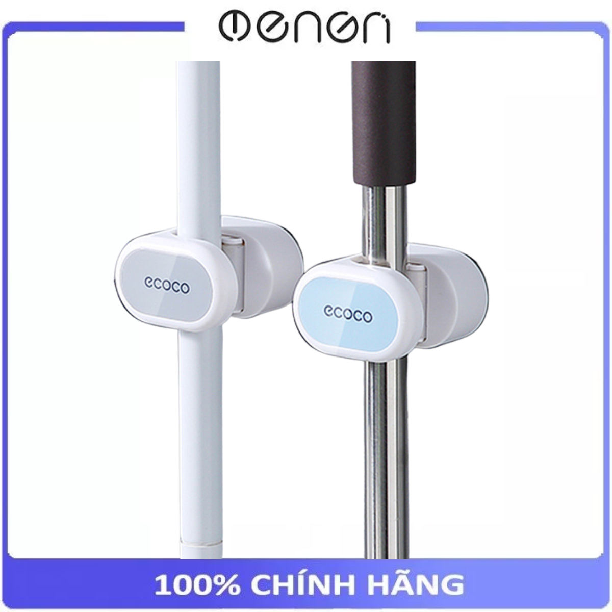 Móc treo chổi, cây lau sàn, vòi hoa sen ecoco 2001, móc treo đồ nhà tắm dán tường tiện ích oenen