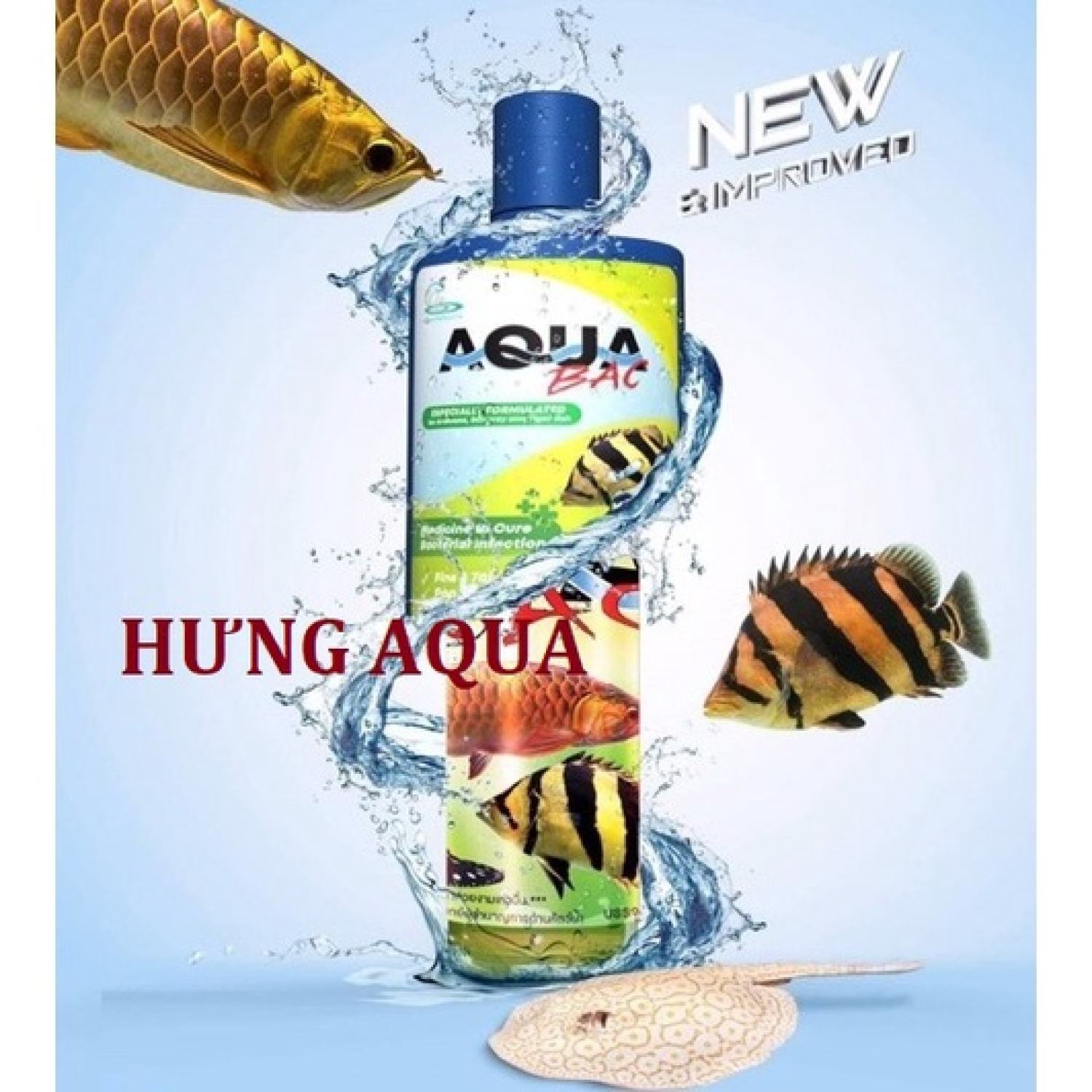 Thuốᴄ ᴄhữa bệnh cho cá rồng, cá hổ, cá sam aqua bac - cz12 nhập khẩu thá¡ lan