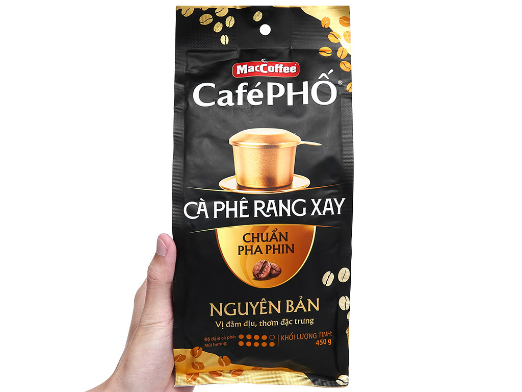 Cà phê rang xay MacCoffee Café Phố 450g