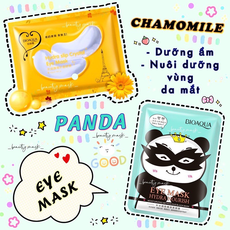 ☀️ Mặt nạ mắt hoa cúc - panda nội địa Trung của nhà Bioaqua ( hàng sẵn) ☀️??
