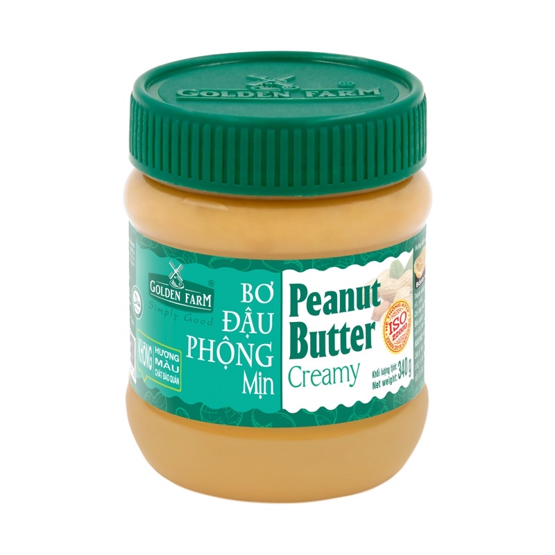 Bơ đậu phộng golden farm 170g, 340g