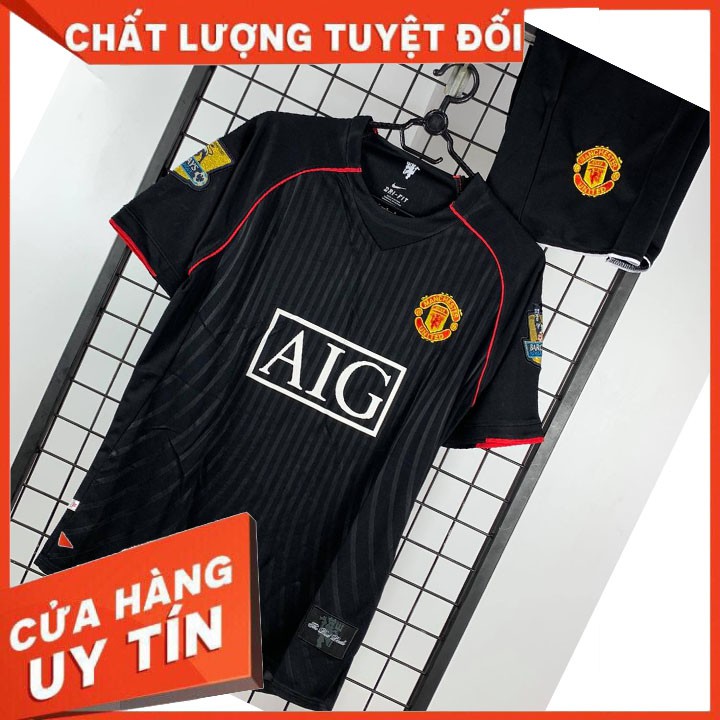 Áo bóng đá bộ áo đấu set áo thể thao set clb mu đỏ classic aig hàng thailand cao cấp